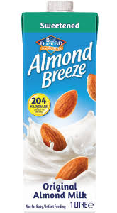 Almond breeze  (sweetened)